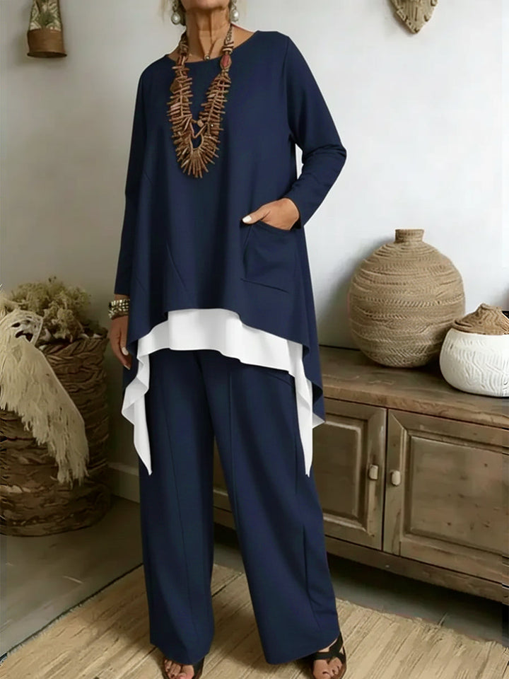 Naelia - Elegante Set Composto Da Due Pezzi