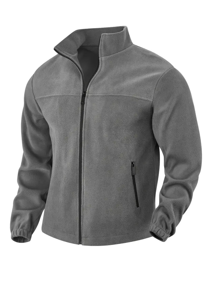 Barron - Giacca Casual In Pile Con Zip e Tasca