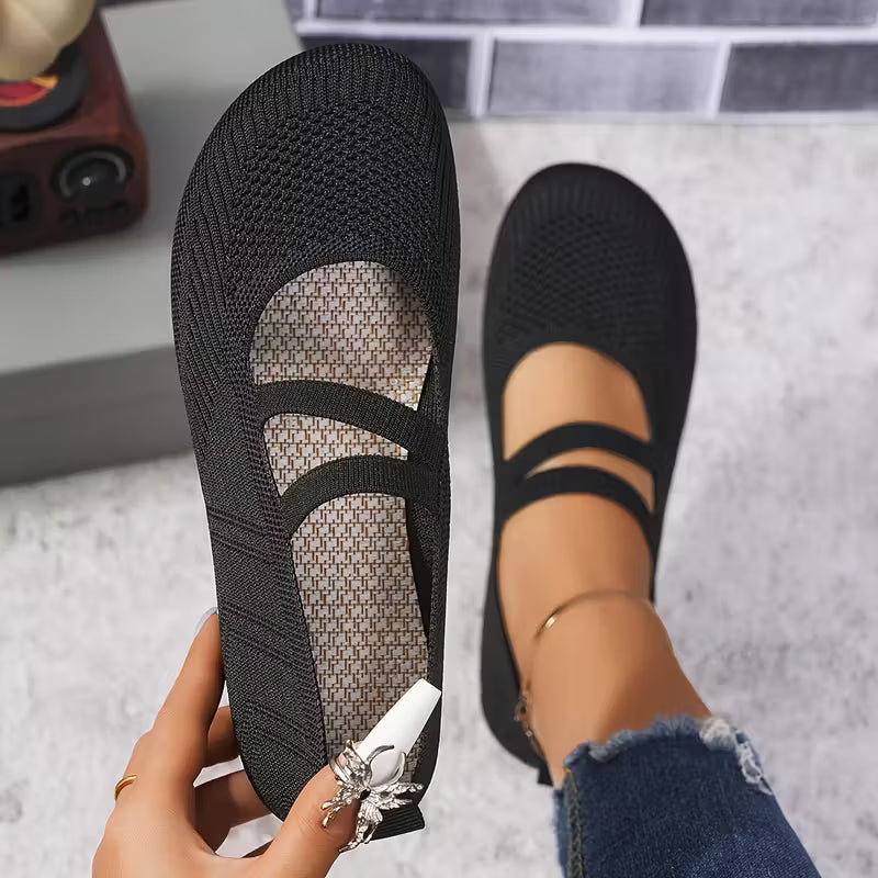 Kethryn - Scarpe Slip on in Maglia Mary Jane