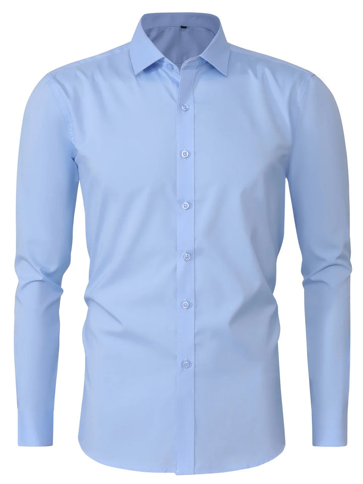 Byron - Elegante Camicia a Maniche Lunghe Con Bottoni