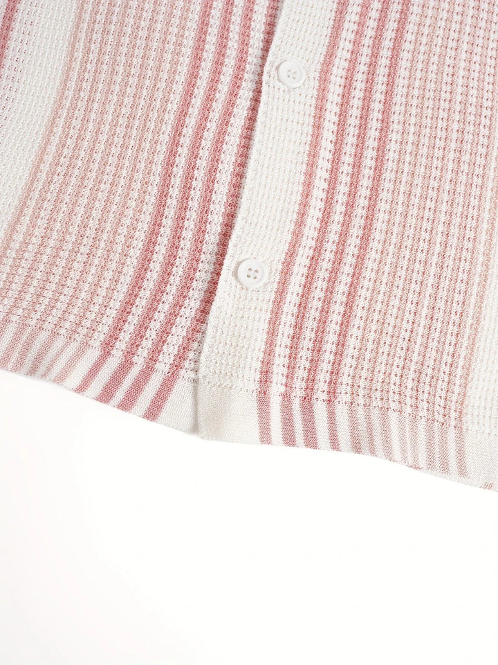 Avram - Camicia casuale a Righe Con Bottoni
