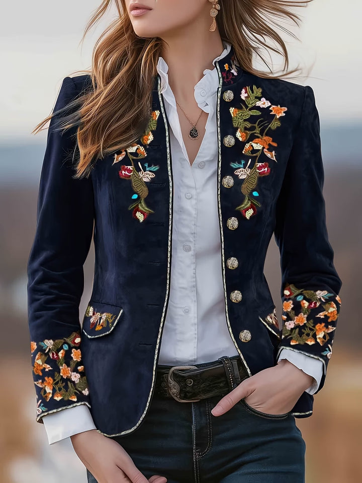 Anisaa - Giacca Elegante Con Collo Alto