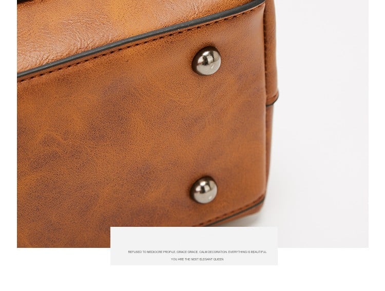 Britney - Elegante Borsa A Tracolla In Pelle