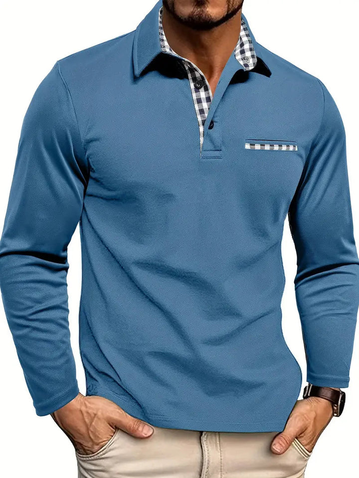 Yonatan - Polo in Cotone a Maniche Lunghe