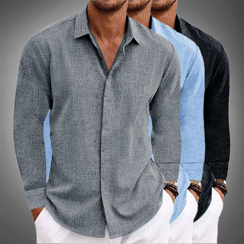 Glynn - Camicia Casuale A Maniche Lunghe