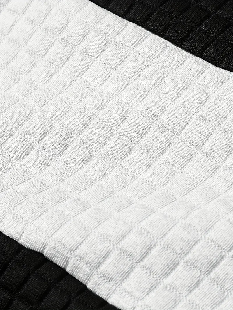 Arvid - Felpa Con Cappuccio Colore Blocco Testurizzata