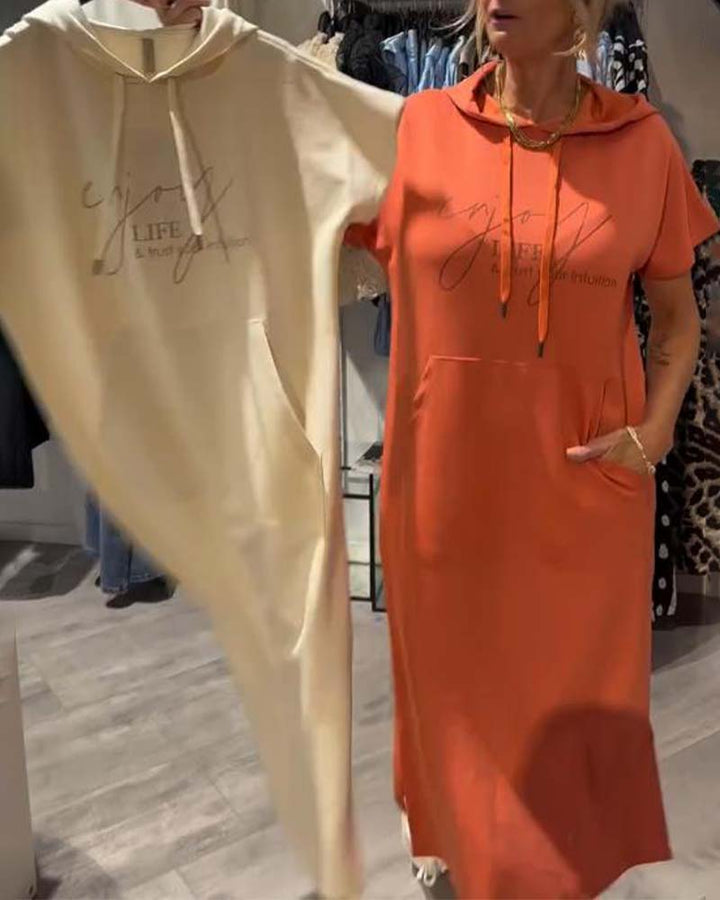 Nadia - Abito Elegante Con Cappuccio