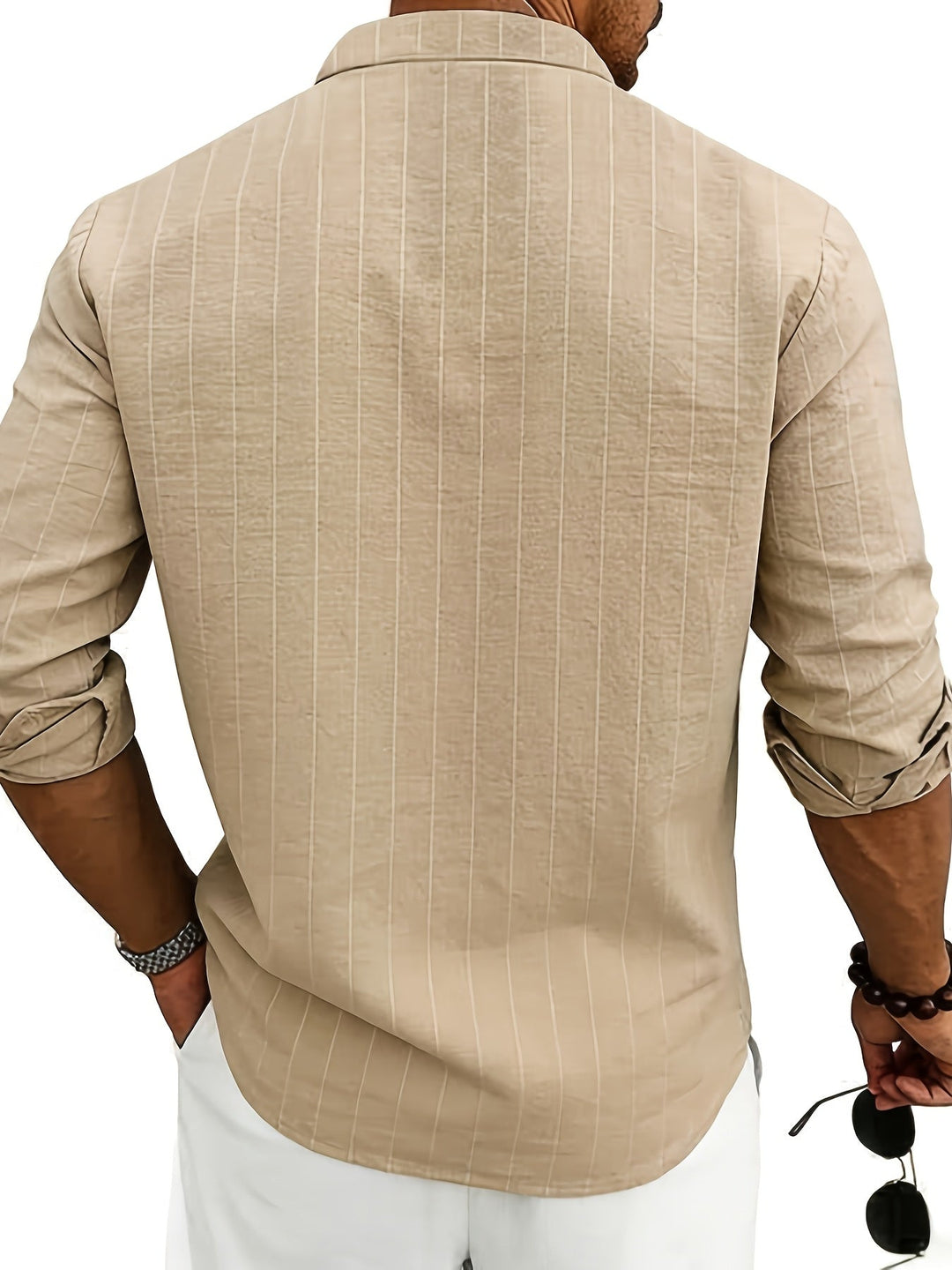 Leslie - Camicia Raffinata In Lino a Righe