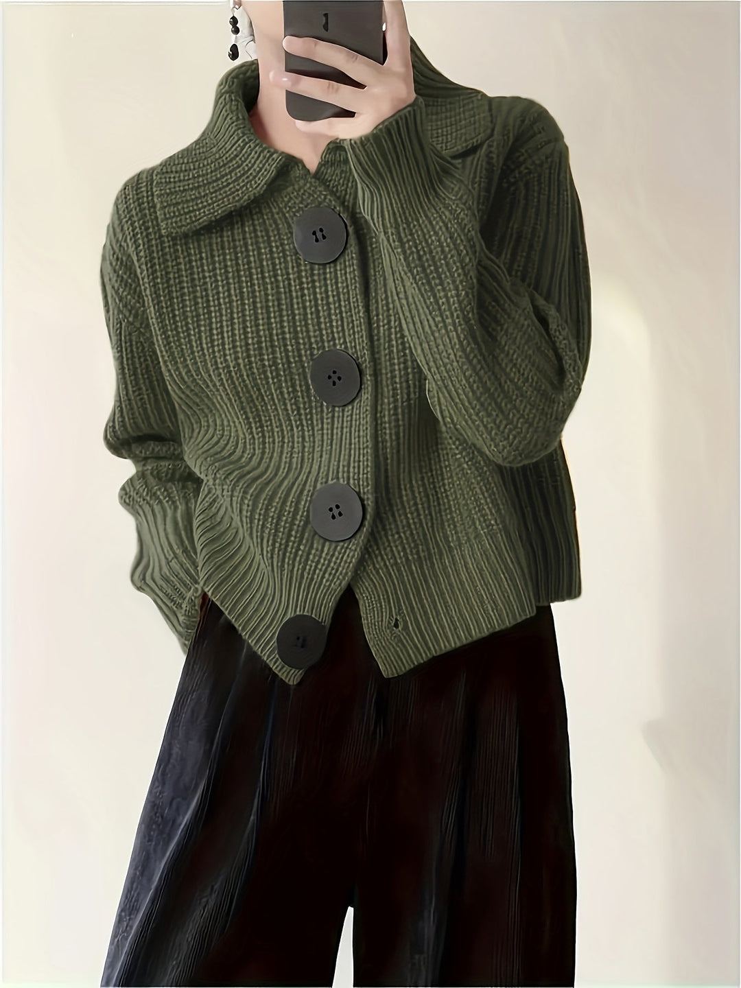 Amy - Maglione Casual a Maniche Lunghe