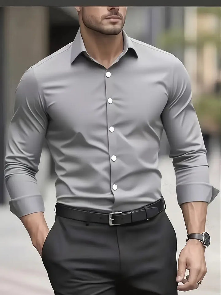 Marlon - Camicia a Maniche Lunghe Traspirante