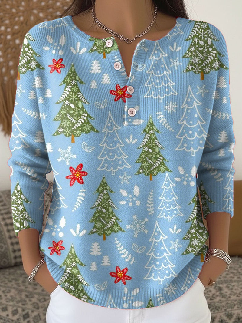Nocchi - Maglione Natalizio Con Bottoni