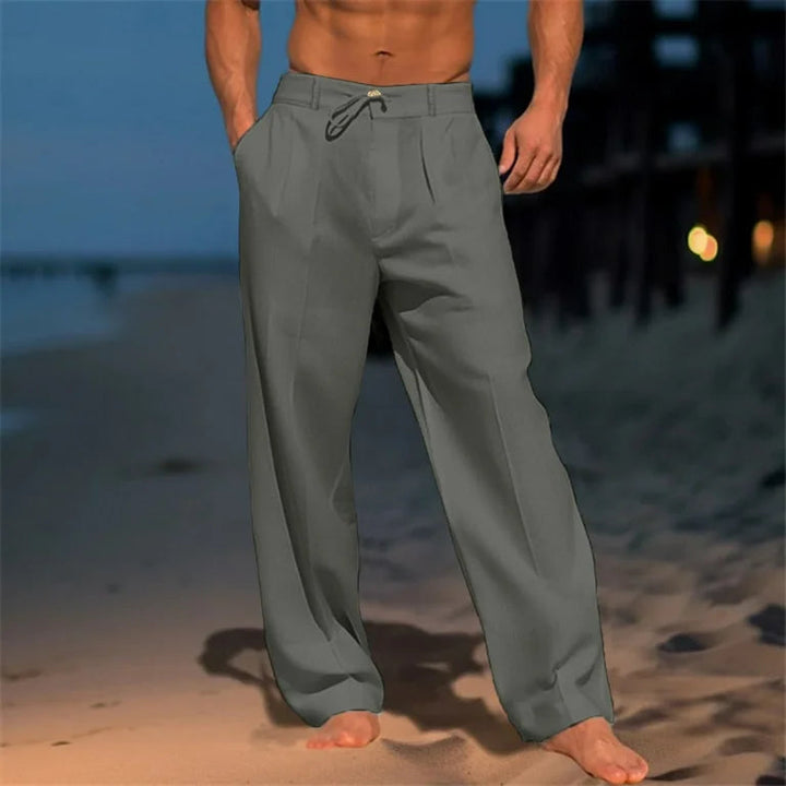 Andrei - Plain Lino Pantaloni