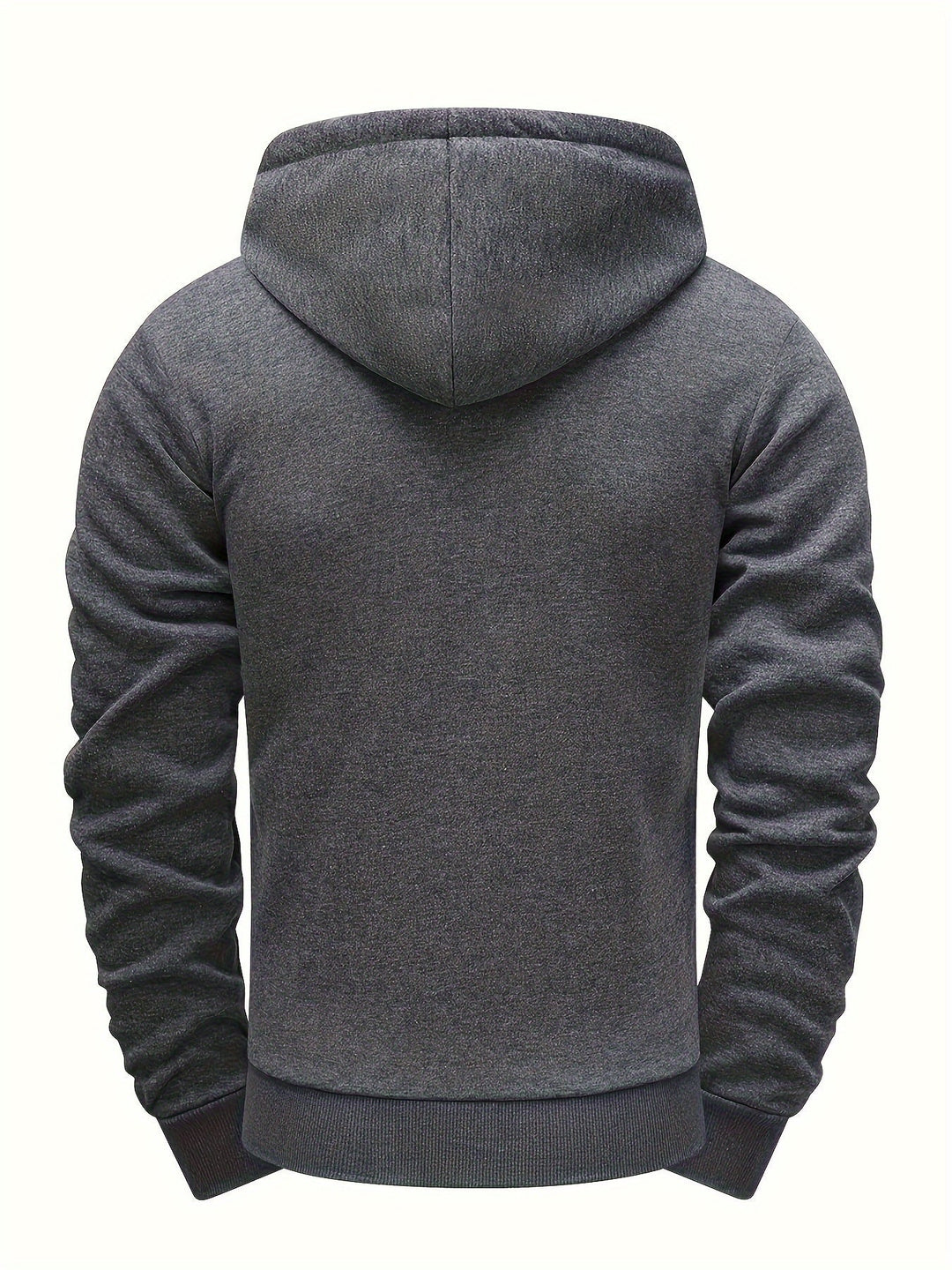 Hendro - Felpa Con Cappuccio e Zip a Maniche Lunghe Casual