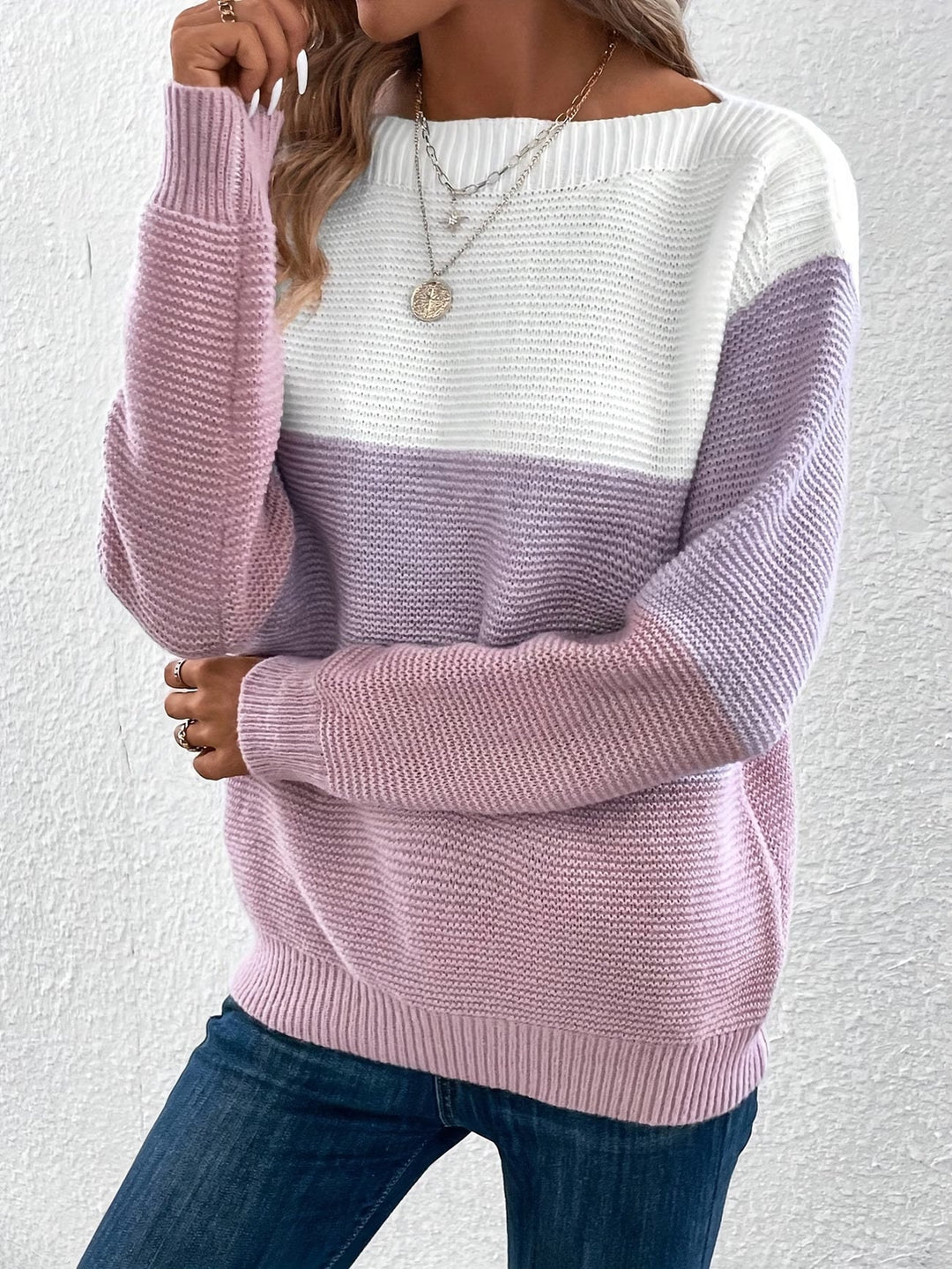 Faria - Elegante Maglione a Maniche Lunghe