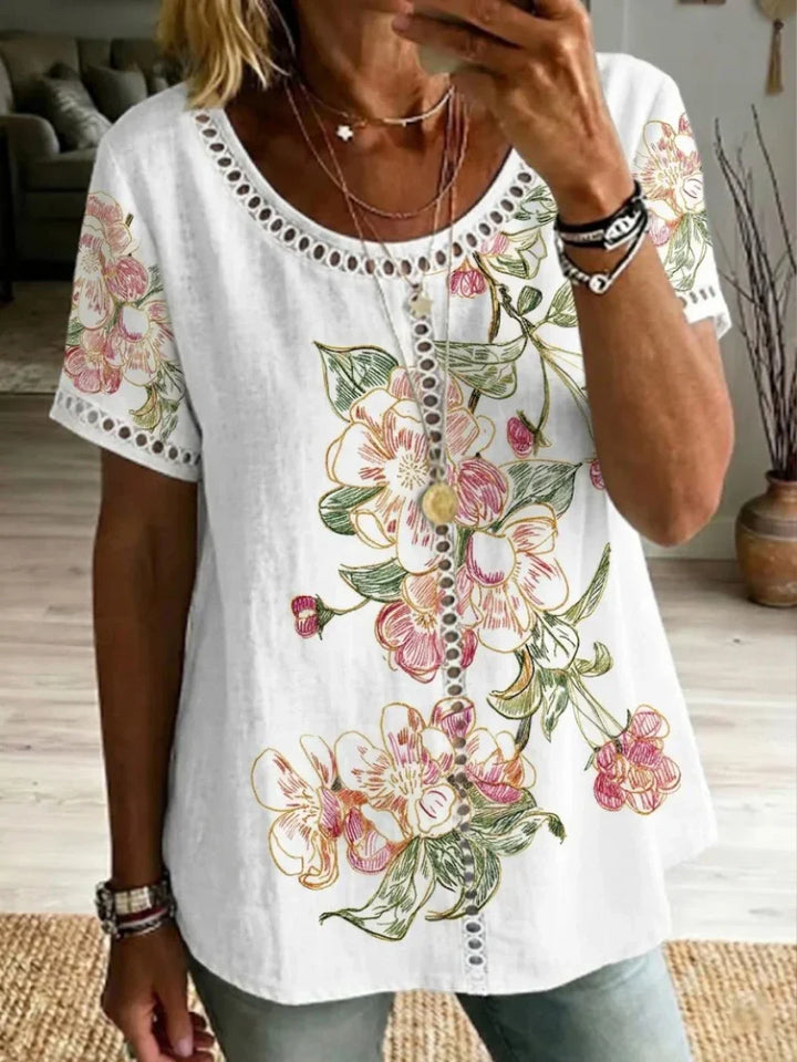 Brendie - Top Con Stampa Floreale