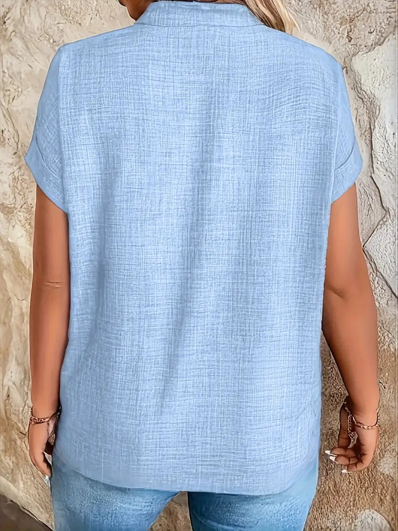 Rosabelle - Camicetta Informale Con Scollo a V