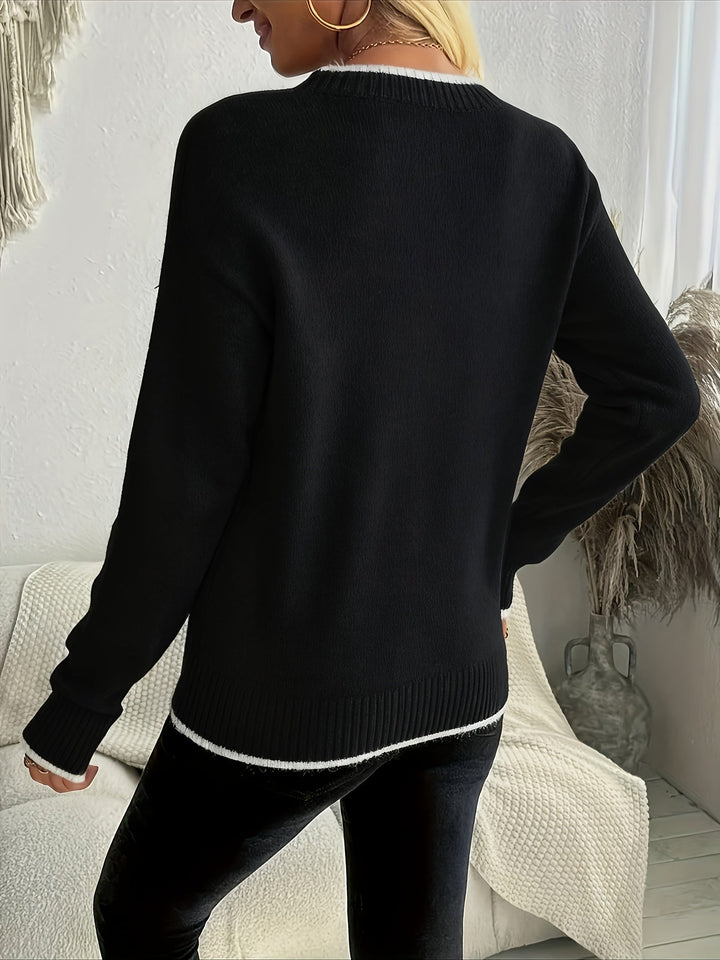 Fedele - Maglione Natalizio Con Fiocchi Di Neve