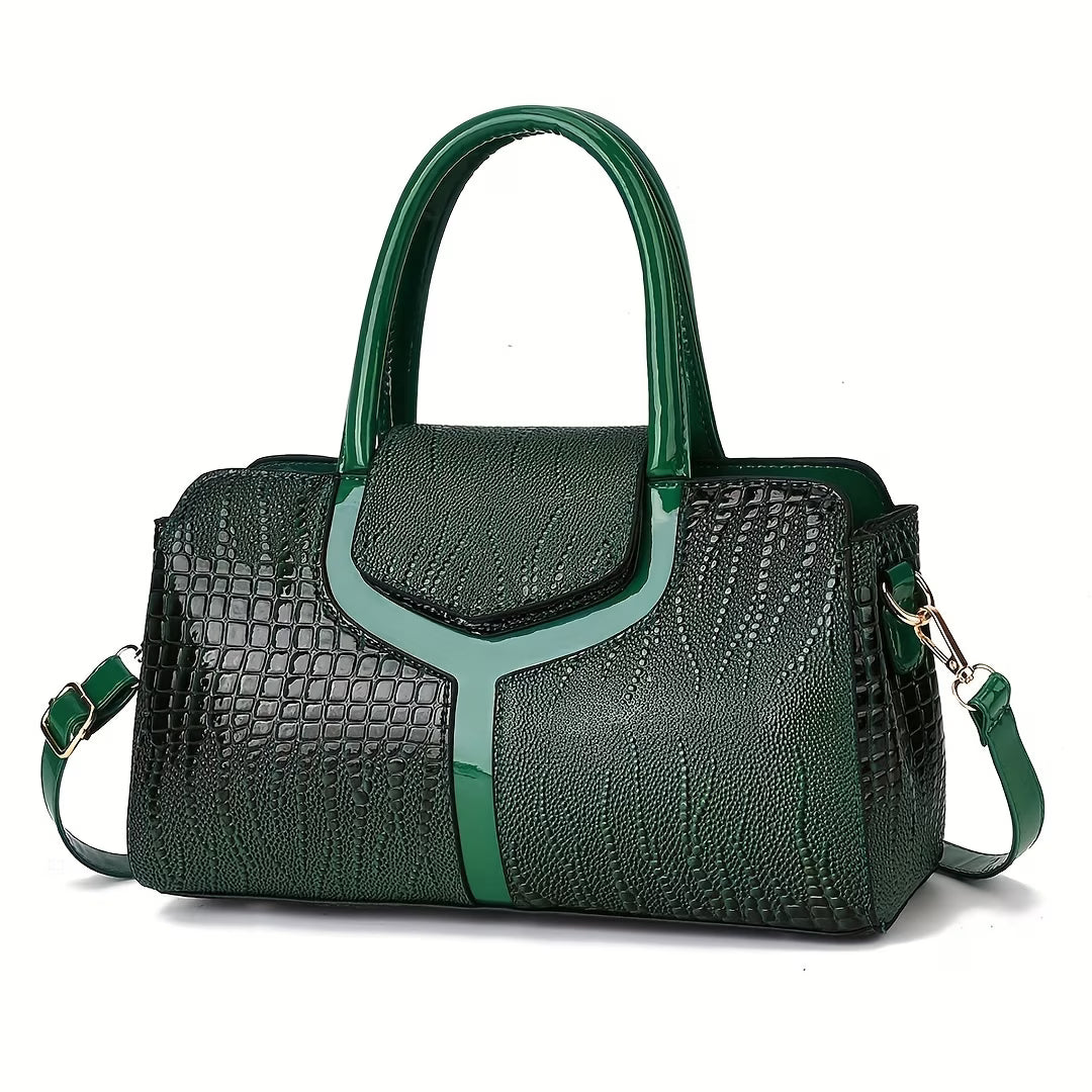 Subina - Borsa Con Finitura Effetto Coccodrillo
