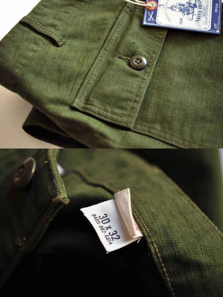 Matheos - Pantaloni Ispirati Allo Stile Militare OG-107