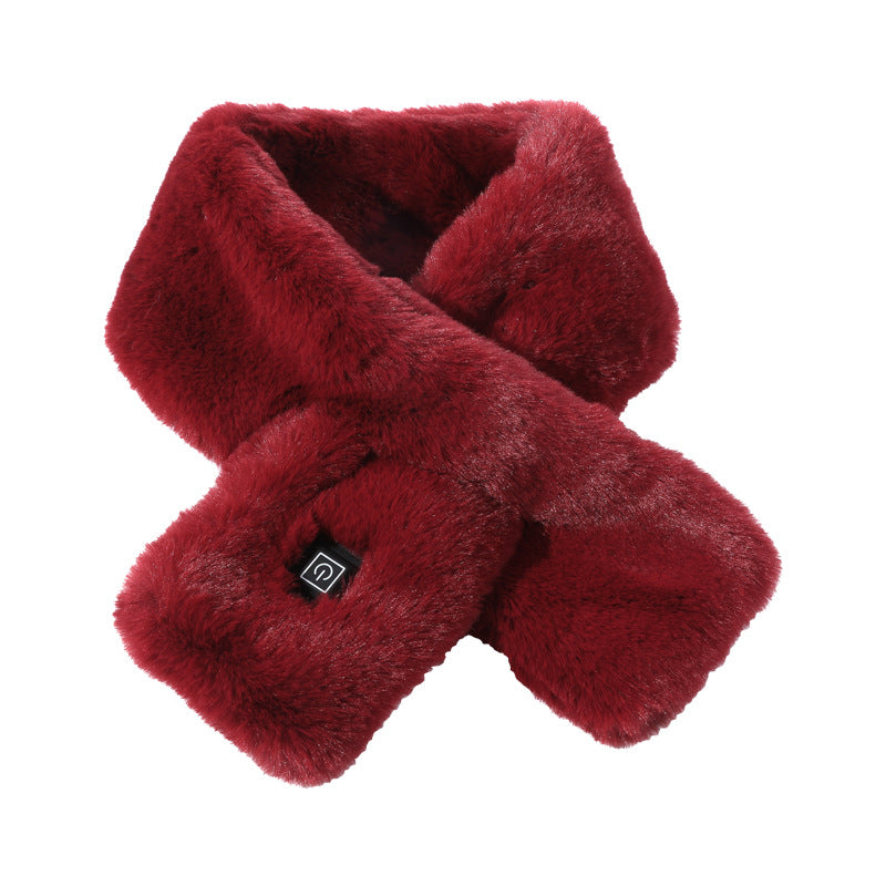 Zobia - Sciarpa in Peluche Riscaldata