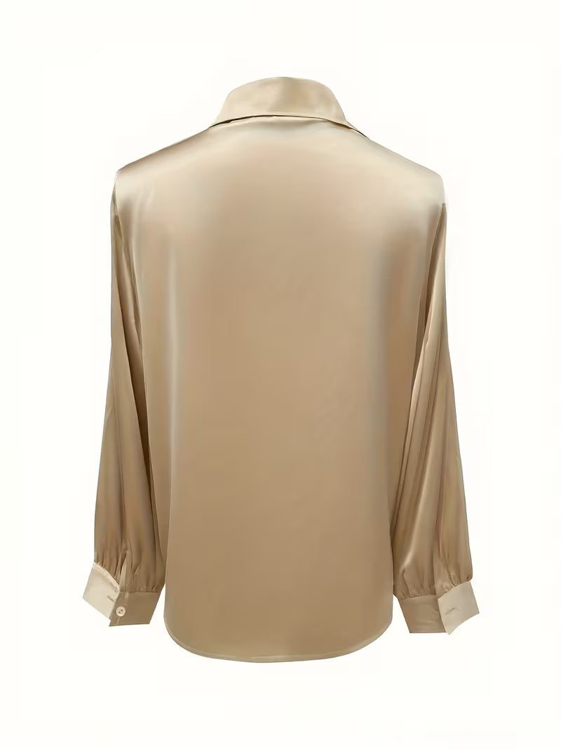 Leylah - Elegante Camicetta a Maniche Lunghe