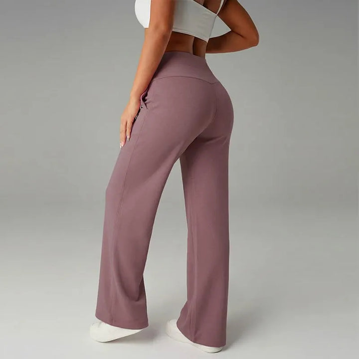 Alimatou - Pantaloni Dritti a Gamba Larga