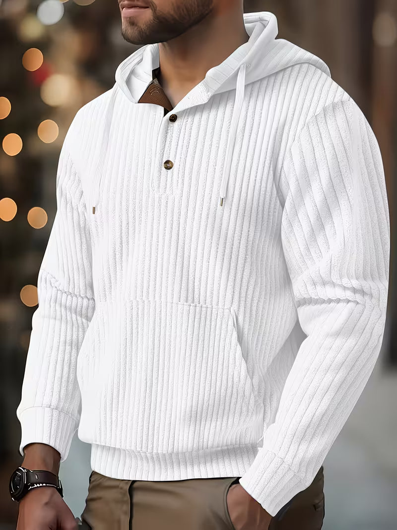 Colman - Elegante Felpa Con Cappuccio e Consistenza