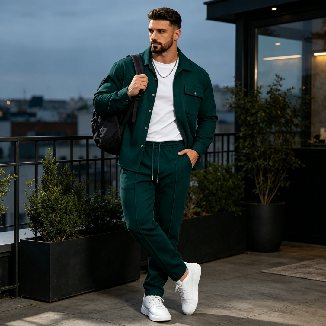 Gustave - Set Composto Da Camicia a Maniche Lunghe E Pantaloni