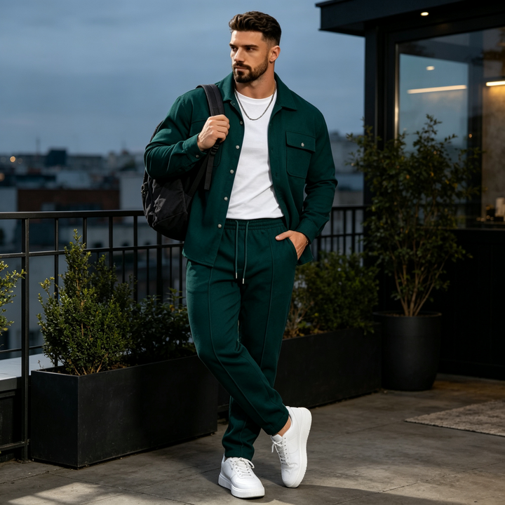 Gustave - Set Composto Da Camicia a Maniche Lunghe E Pantaloni