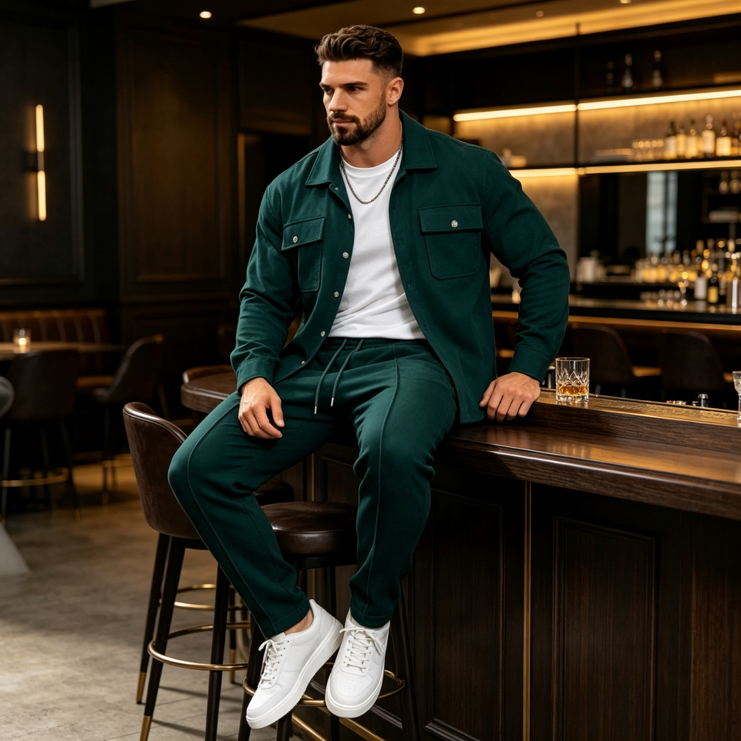 Gustave - Set Composto Da Camicia a Maniche Lunghe E Pantaloni