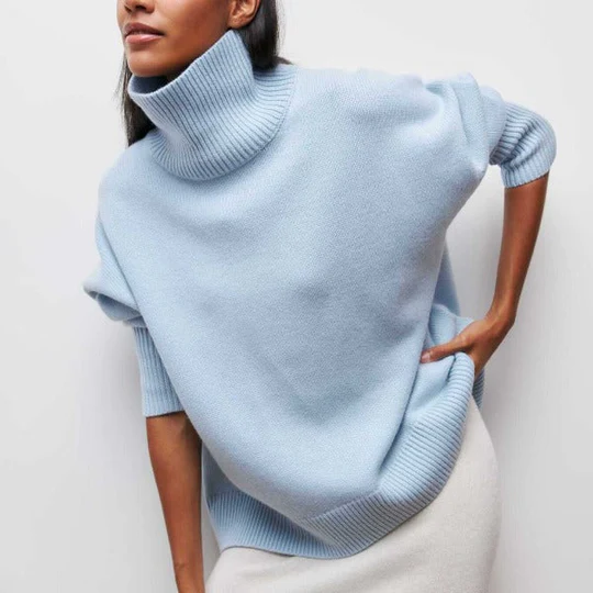 Kinvara - Maglione Oversize In Cotone Con Collo Rovesciato