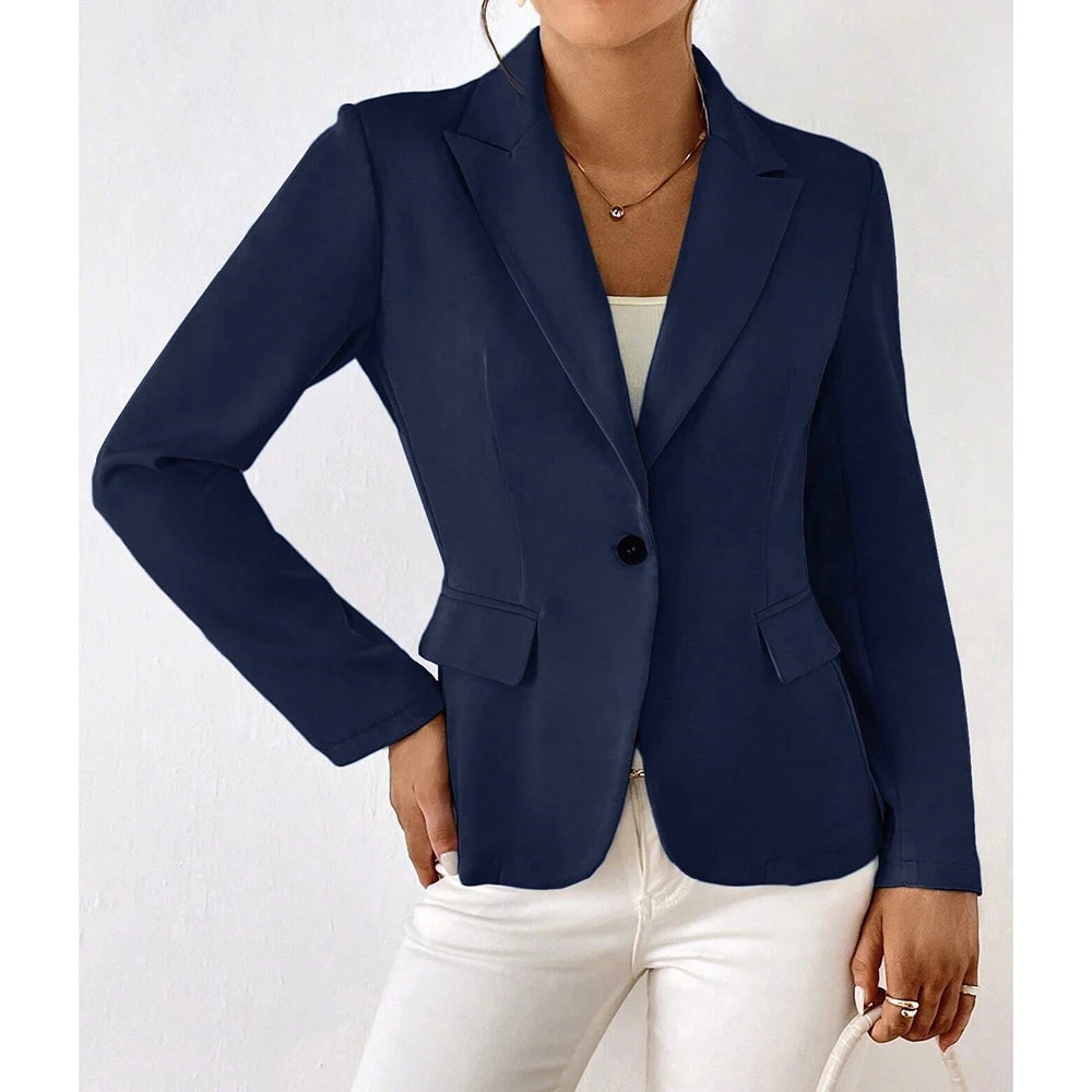 Lucinda - Blazer a un Bottone e a Maniche Lunghe