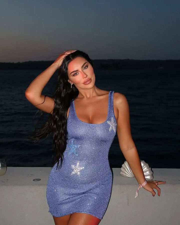 Imani - Elegante Mini Abito Con Stelle