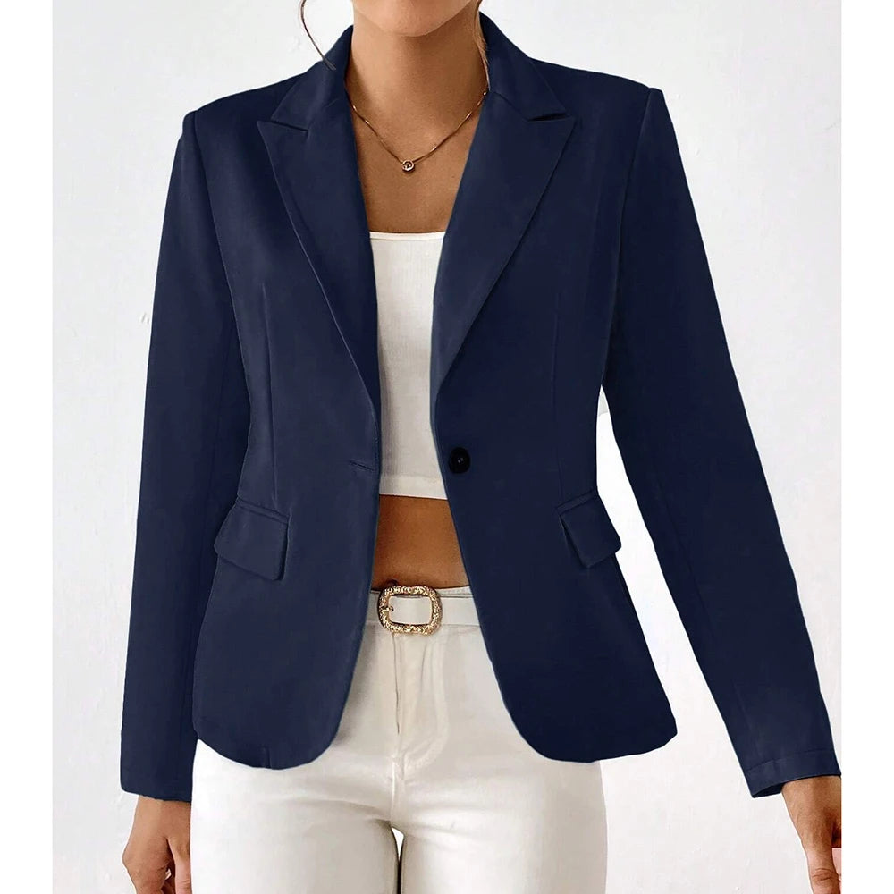 Lucinda - Blazer a un Bottone e a Maniche Lunghe