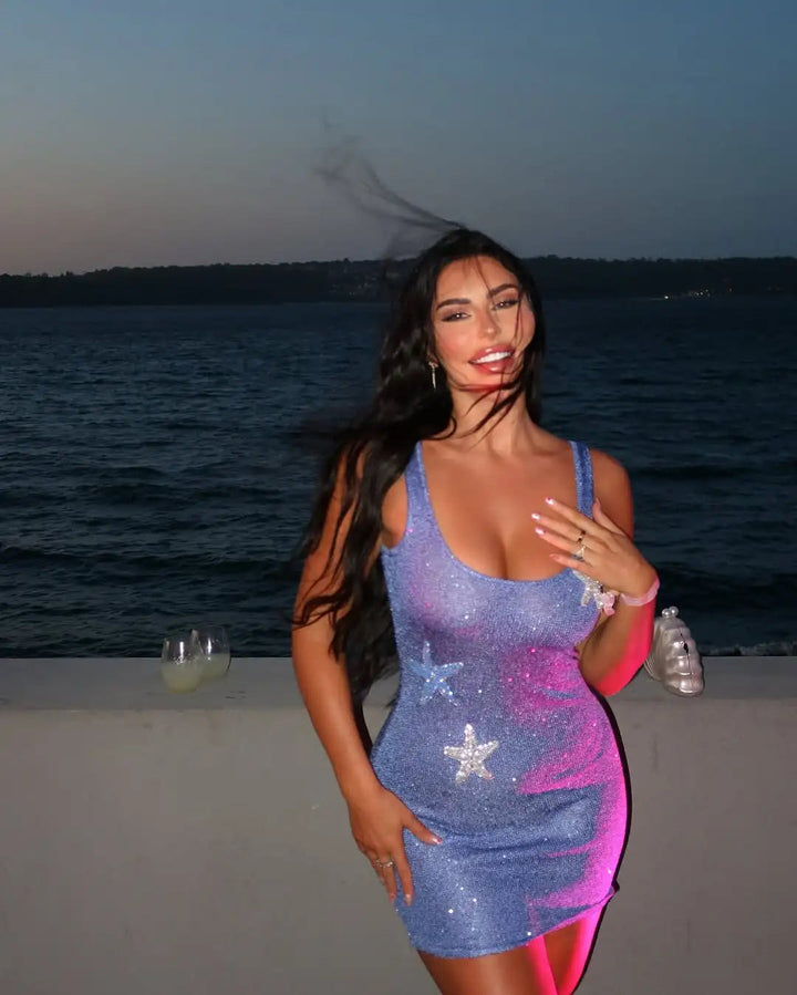 Imani - Elegante Mini Abito Con Stelle