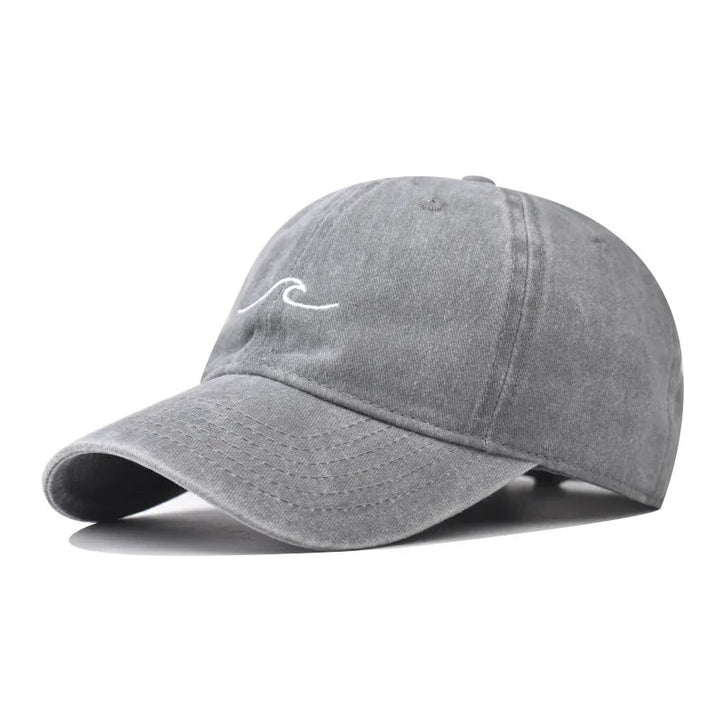 Erkan - Cappellino con Ricamo a Onde Increspate