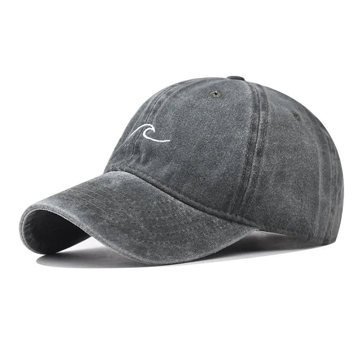 Erkan - Cappellino con Ricamo a Onde Increspate
