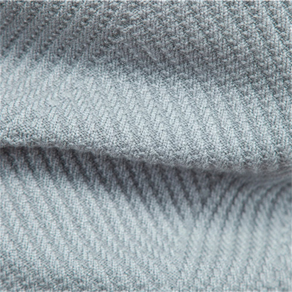 Fawzi - Maglioni Caldi a Maniche Lunghe con Patchwork