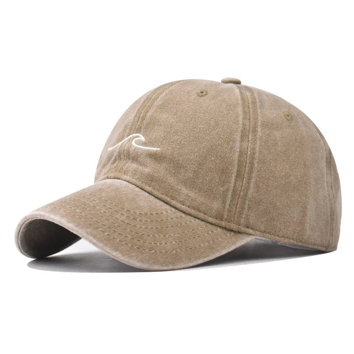 Erkan - Cappellino con Ricamo a Onde Increspate