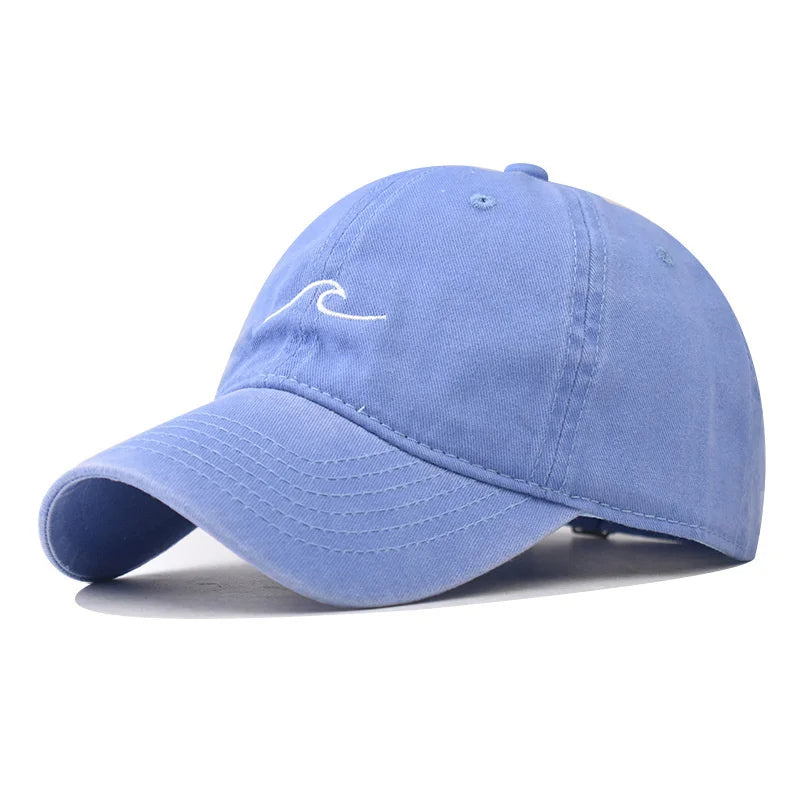 Erkan - Cappellino con Ricamo a Onde Increspate