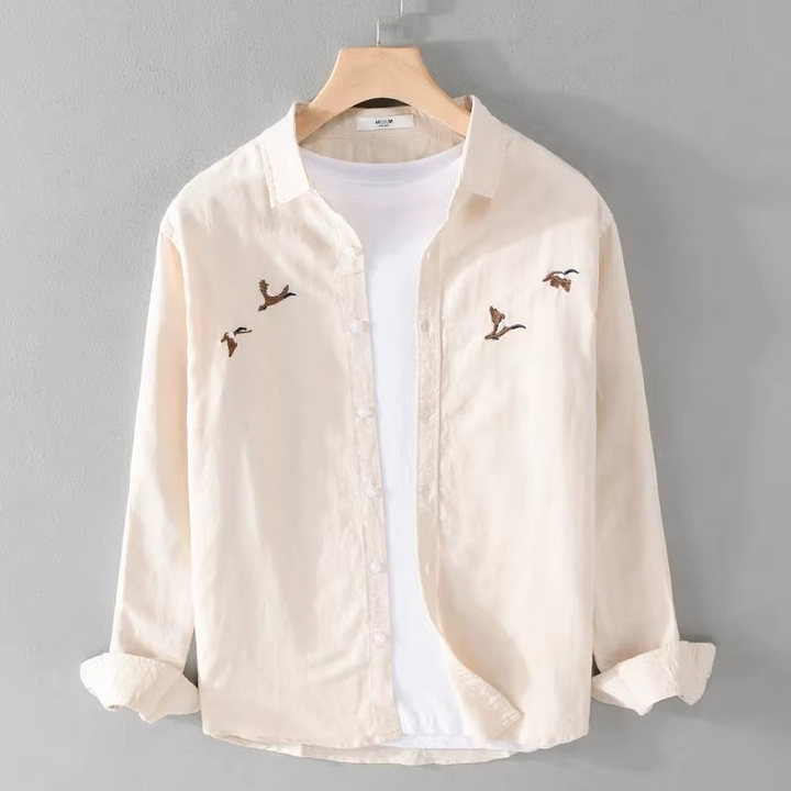 Paolo - Camicia casual Coastal Breeze