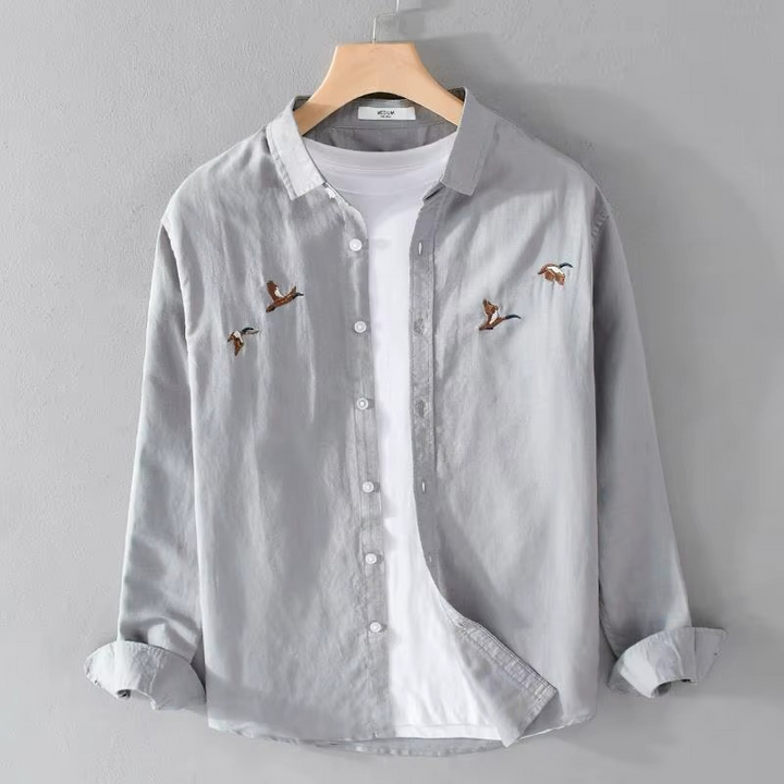 Paolo - Camicia casual Coastal Breeze