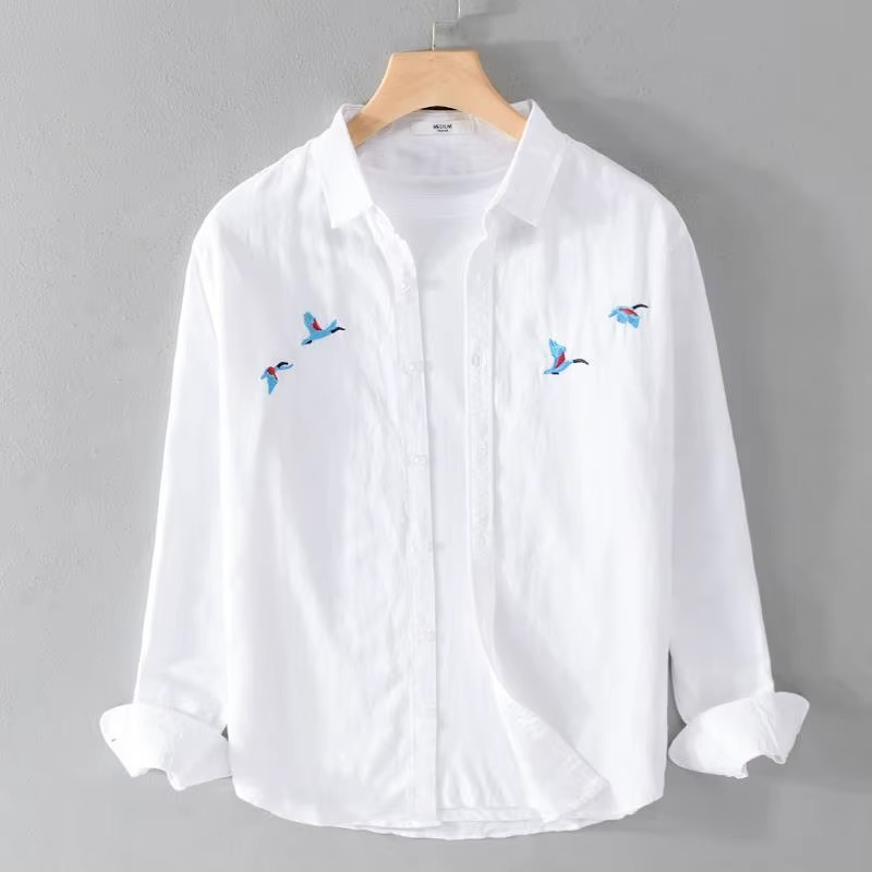 Paolo - Camicia casual Coastal Breeze
