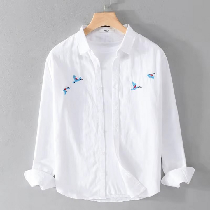 Paolo - Camicia casual Coastal Breeze