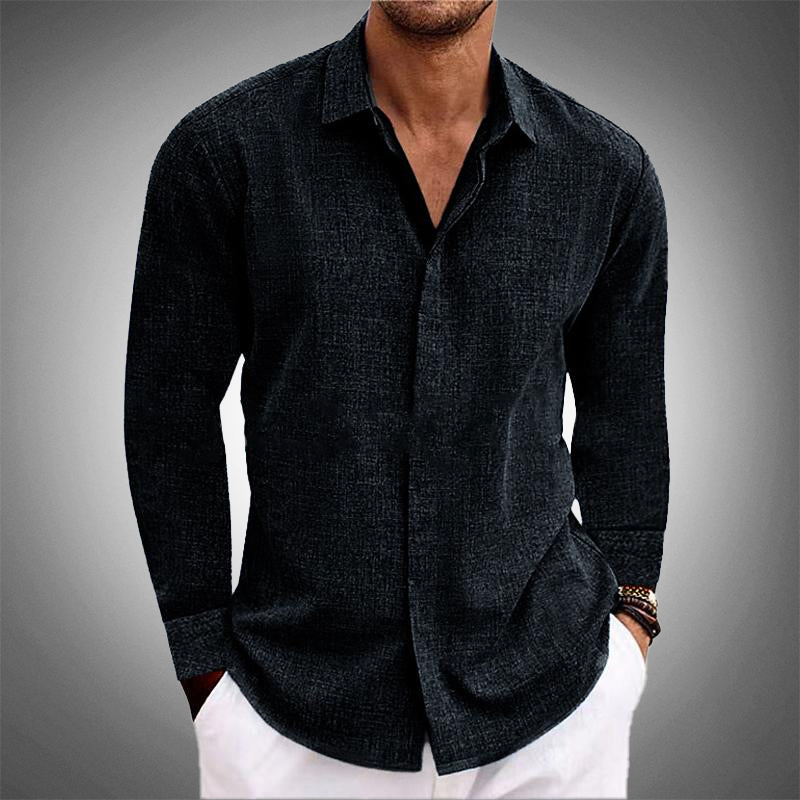 Glynn - Camicia Casuale A Maniche Lunghe