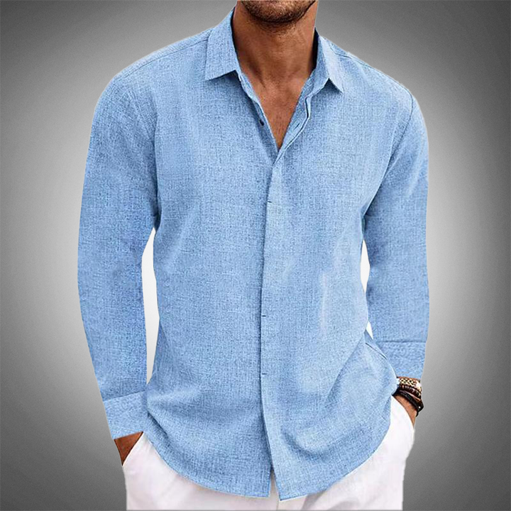 Glynn - Camicia Casuale A Maniche Lunghe
