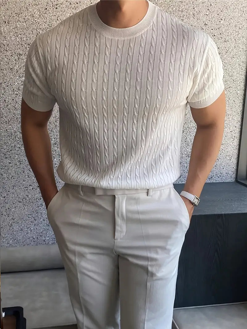 Kiril - Elegante Maglione Lavorato A Maglia