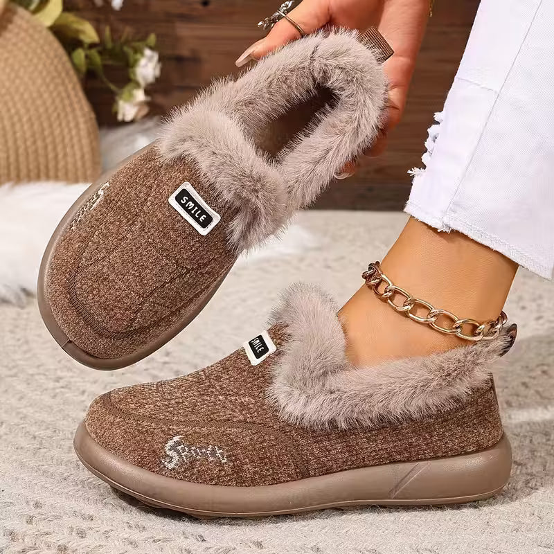Nolani - Pantofole Invernali Alla Moda In Pelliccia Sintetica