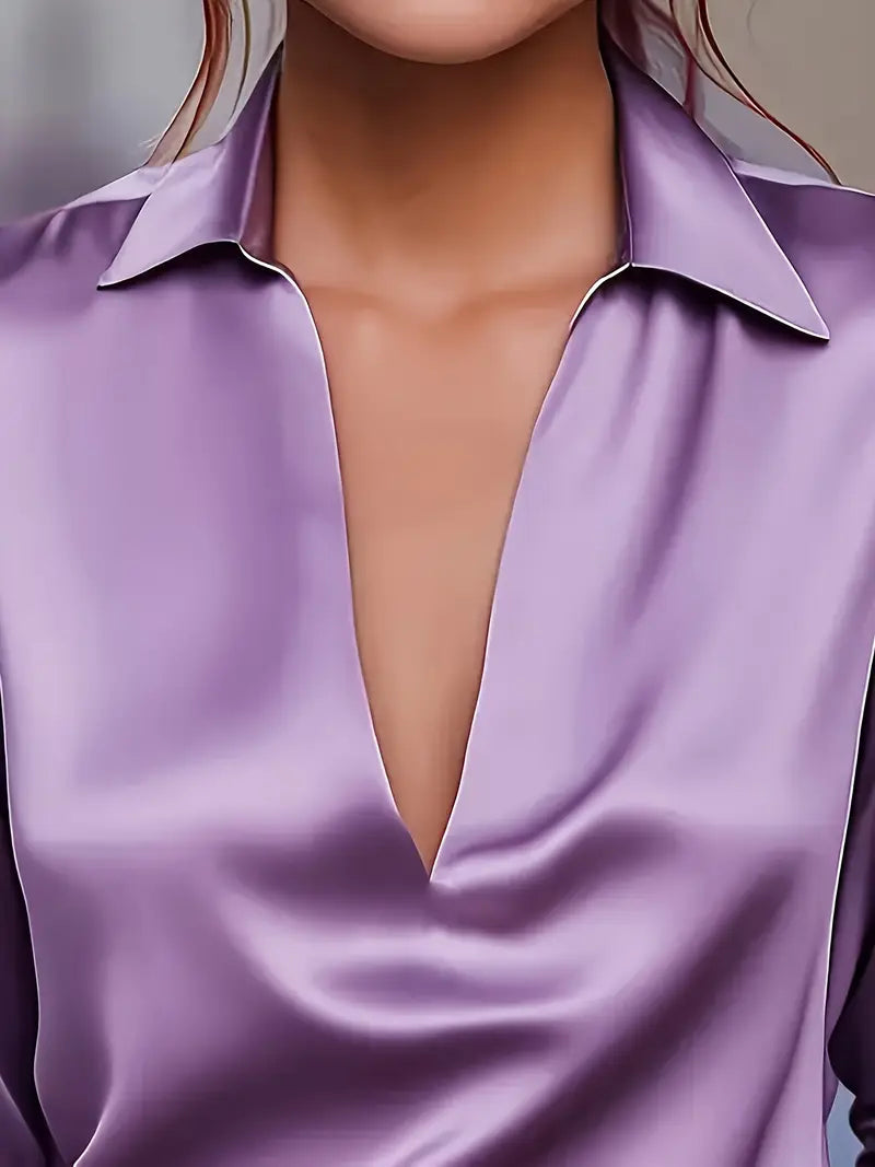 Nadene - Camicetta Con Scollo a V Premium