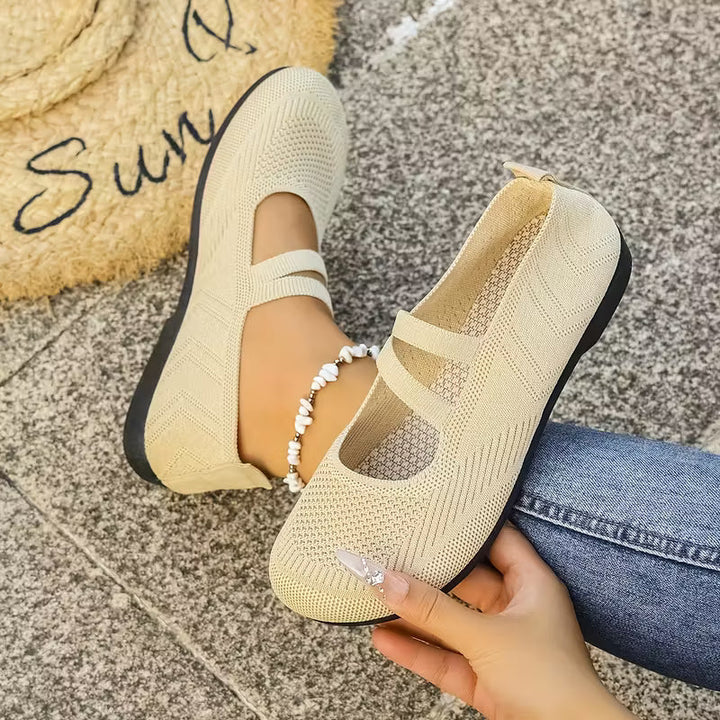 Kethryn - Scarpe Slip on in Maglia Mary Jane